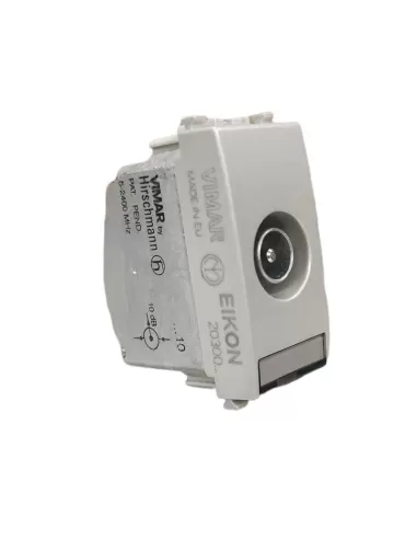 Vimar 20300.10.N Next Durchgangs-TV-Rd-Sat-Buchse